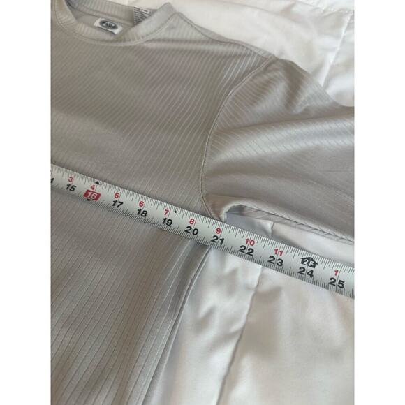 Pavo Men's Size L Crew Neck Grey Short sleeved Shirt Minimalist Casual Athletic - Picture 6 of 7